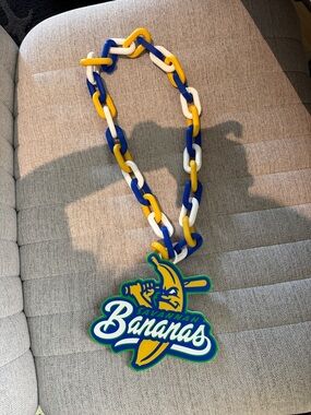 Custom Savannah Bananas Chain Necklace